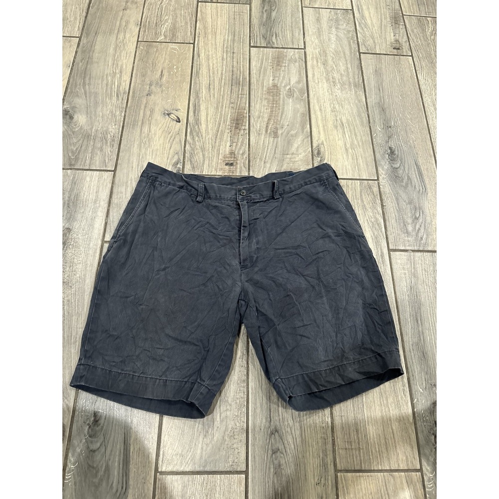 Polo Ralph Lauren Men's Chino Shorts Size 36 Faded Navy Blue Flat Front